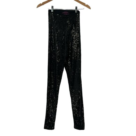 Commando black sequin leggings - Picture 1 of 6